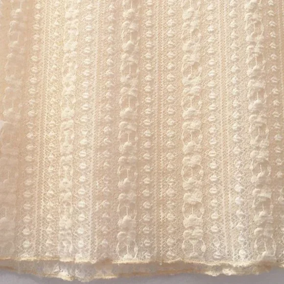 Bohme Ivory/Cream Lace Blouse w/Cowl Neck Sz Small - Picture 4 of 4